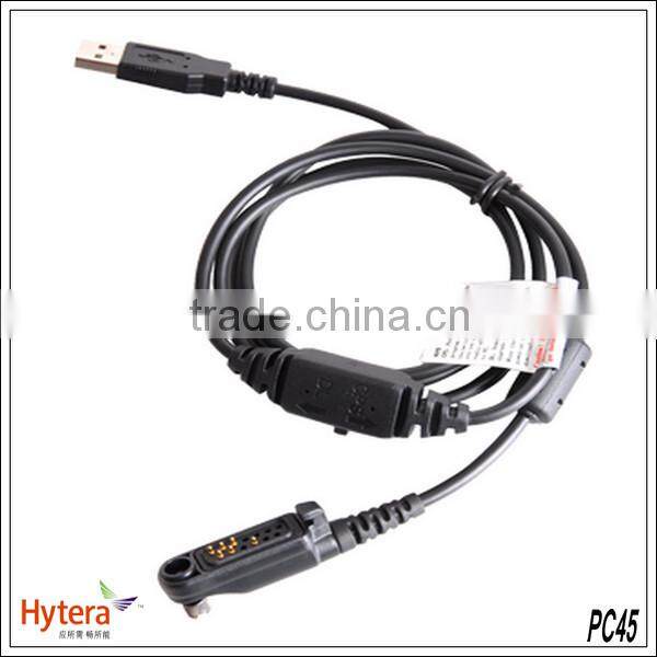 PD6 series, X1e and X1p hytera walkie talkie hot selling cable wire price per meter USB interface Programming cable PC45