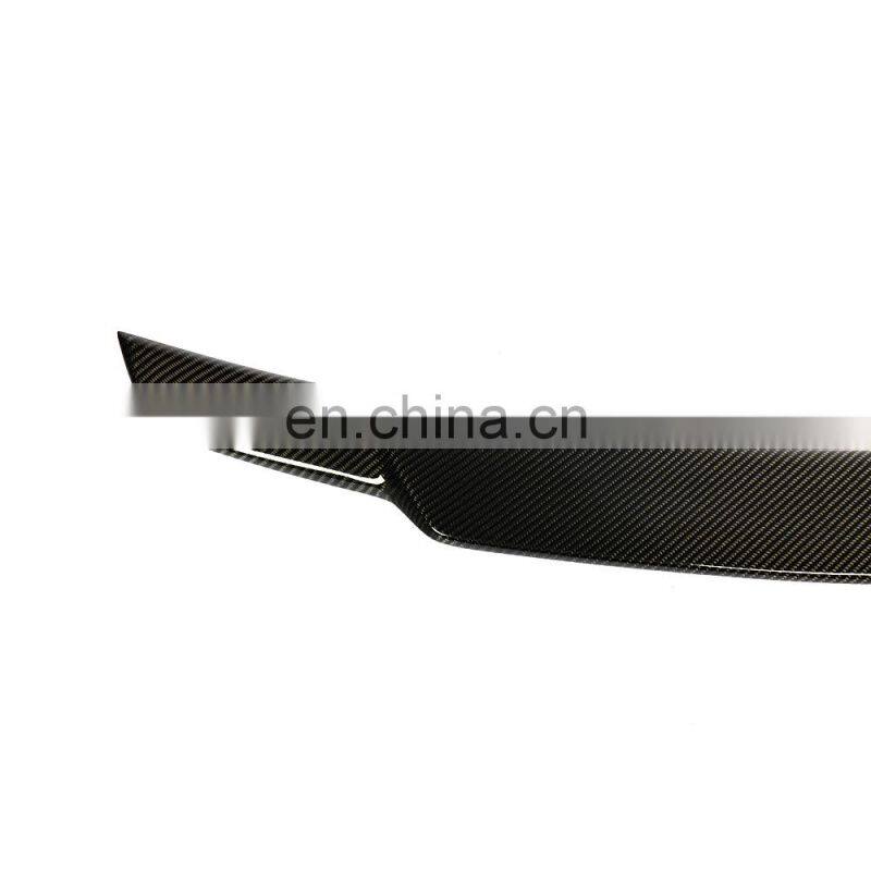 Carbon Trunk Spoiler Lip 2008-2013 W204 C200 C250 C300 C350 C63 AMG fit for benz 08-13