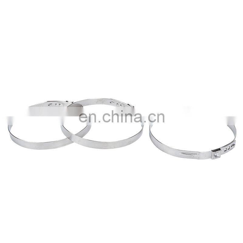 High Quality Stainless steel throat hoops clamp hoops grip hoops stainless steel clasp hose clamps all kinds of pipe fittings