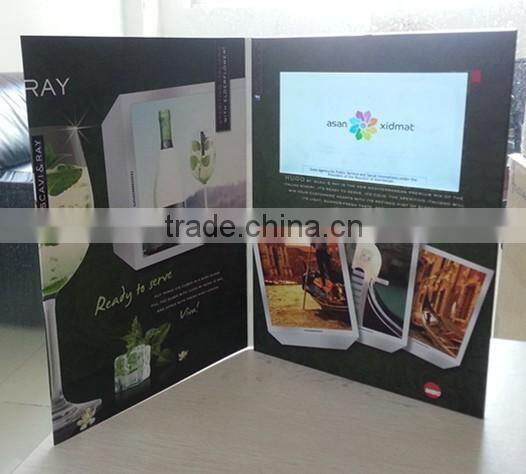 Chinese video brochures fashion and cheap video greetings cards