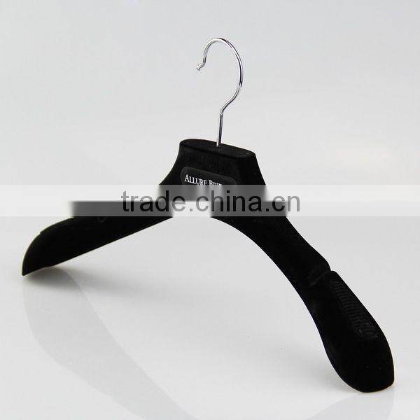 hot selling velvet hanger can be acceped customized logo