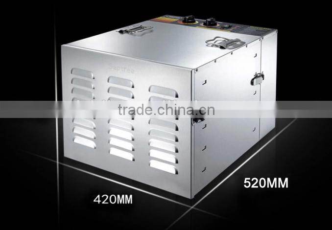 Stainless steel fruit and vegetable dryer machine