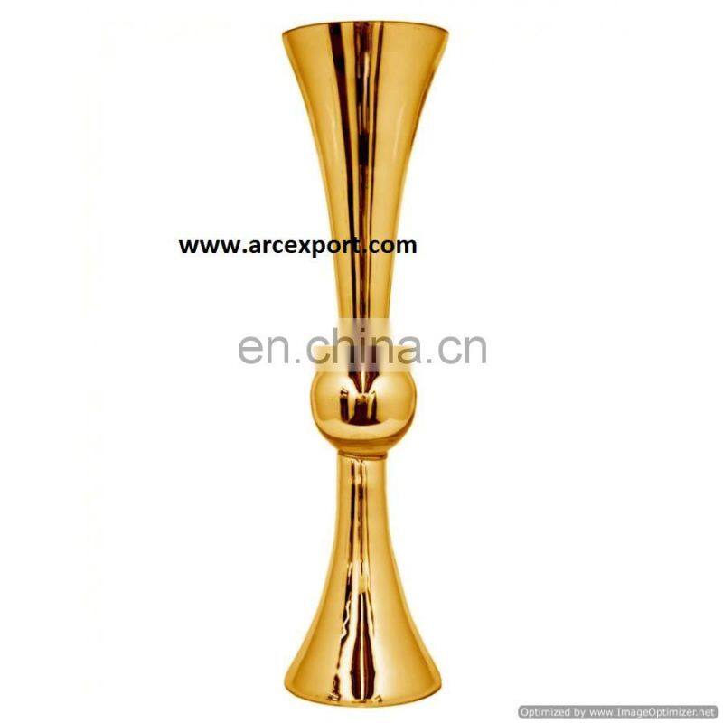 rose gold trumpet vase