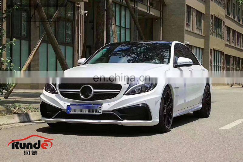 RUNDE W205 Calsn Style High Quality Auto Body Kit For 2016-2019 Mercedes BENZ W205
