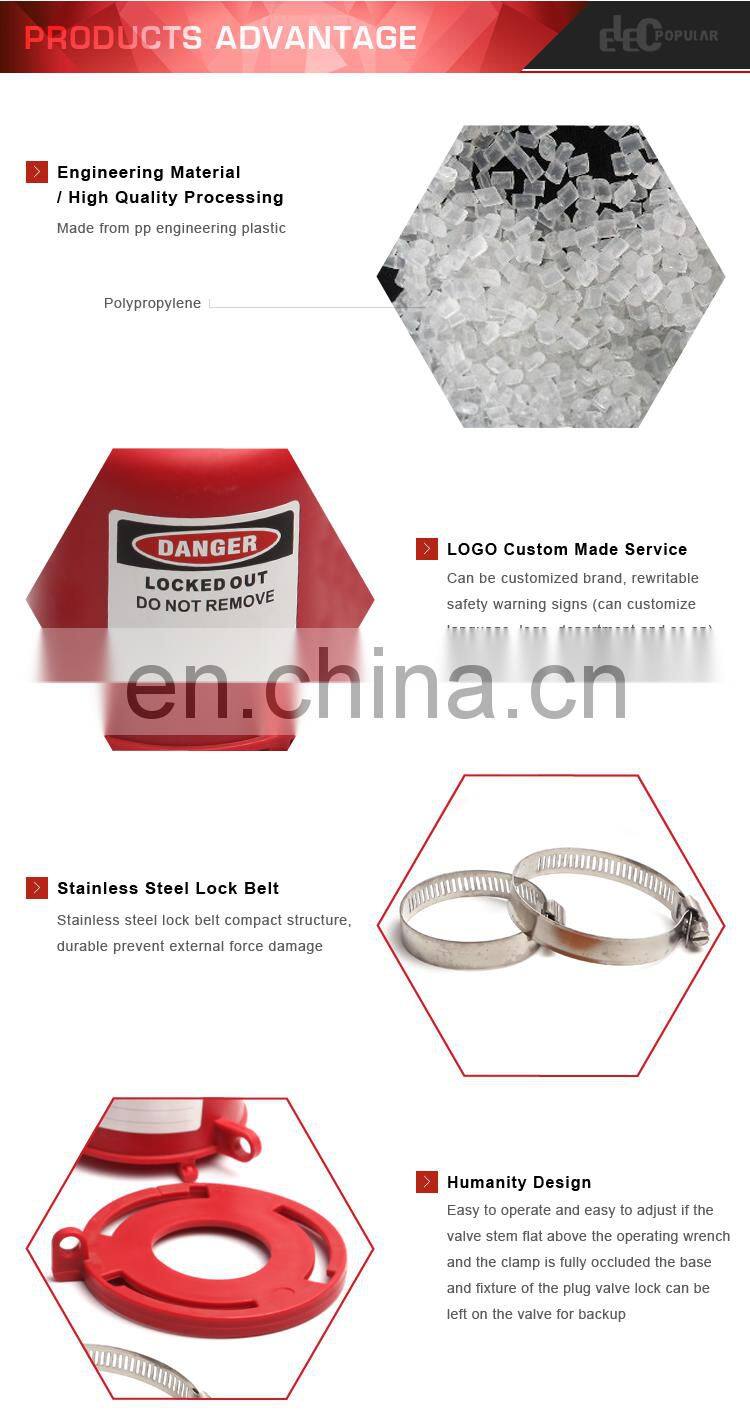 China Manufacturer Good Quality Easy Use Safety Plug Valve Lockout
