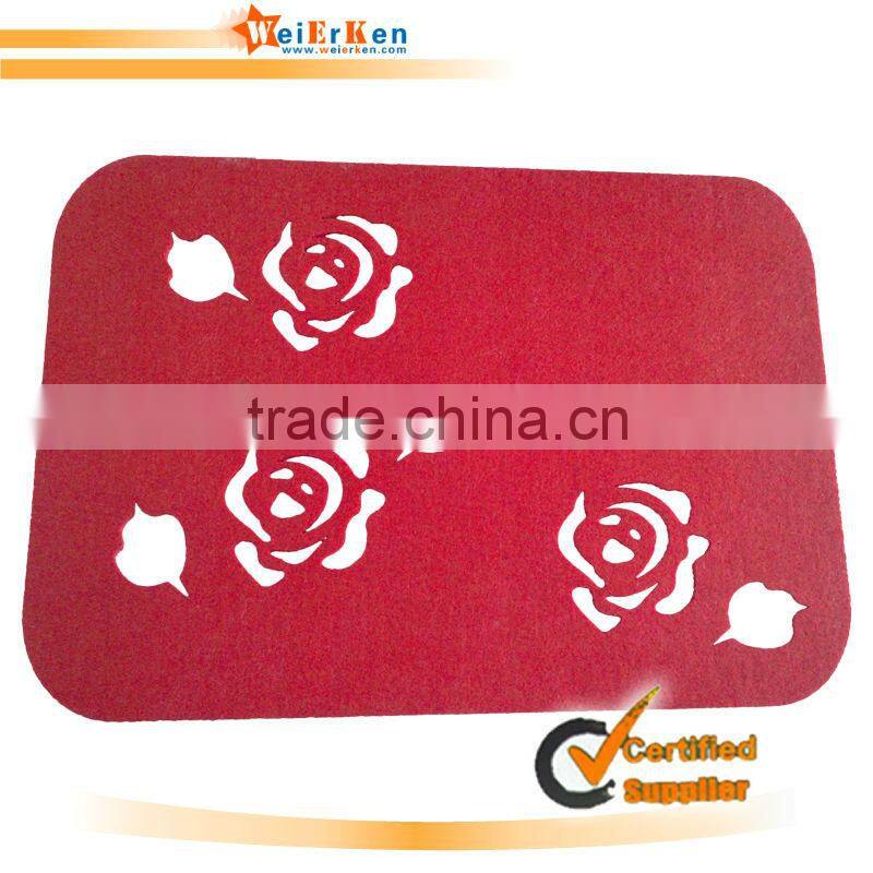 customized felt coaster