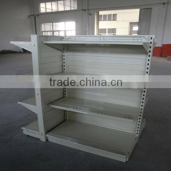 powder coated store shelf gondola grocery shelving