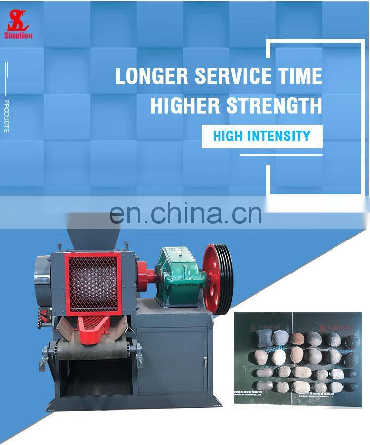 Roller briquette machine briquetting coal charcoal coke carbon oxide iron, quartz powder, slag, gypsum, sludge, kaolin