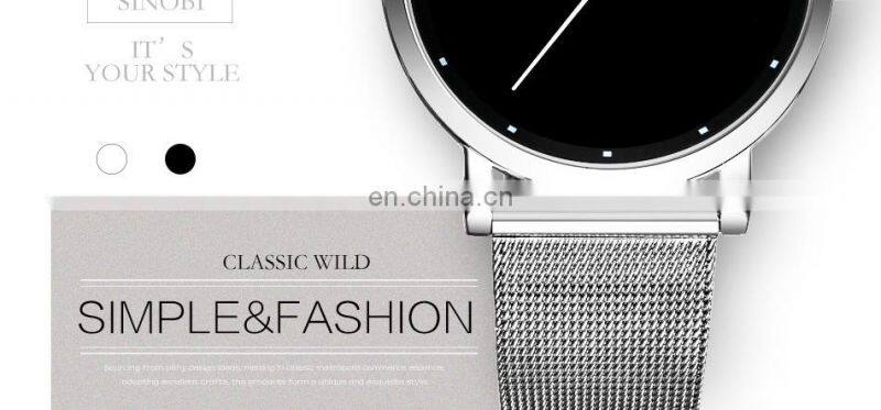 SINOBI Man And Woman Unisex Watch S9598G High School Student Watches Low Price Simply Style Wristwatch Jam Tangan Pria