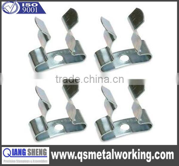 customized OEM aluminum stainless steel brass metal u shaped spring clip