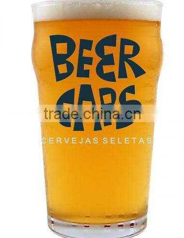 HOT SELLING PROMOTIONAL BEER PINT GLASS,PRINTED PINT GLASS, PILSNER BEER GLASS