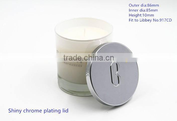 86mm Black nickle plating candle lid