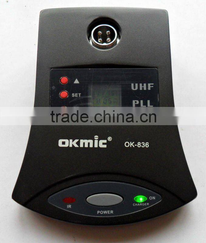 OK-8004 UHF/PLL 4 Channel wirelesss microphone system