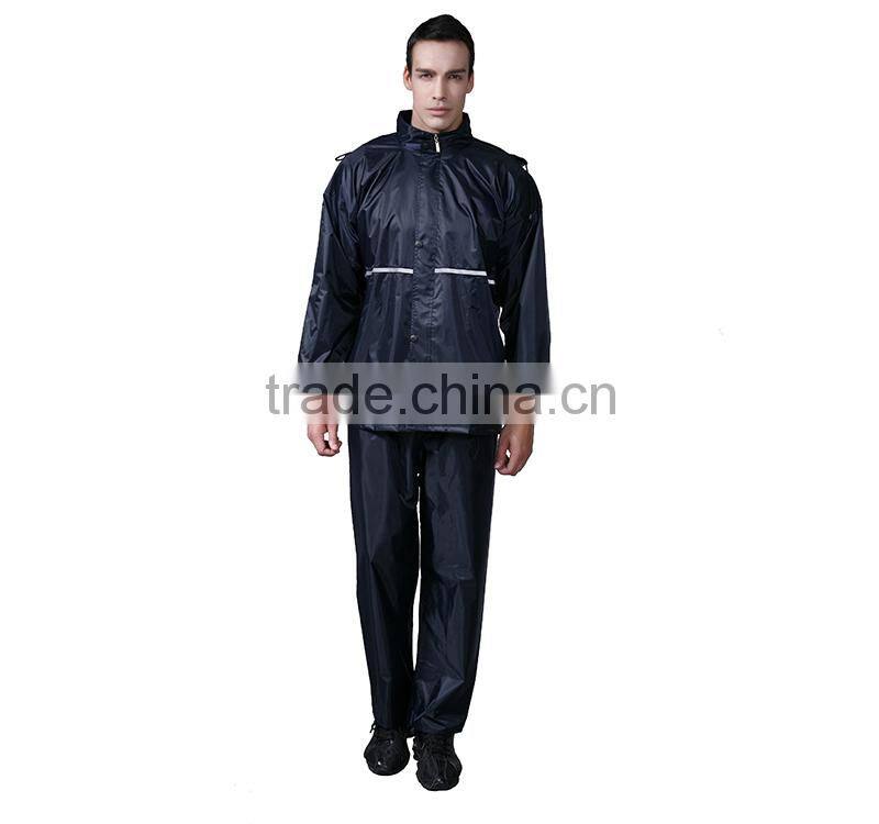 YANLI 100%waterproof, cheap pvc raincoat and pant for adult
