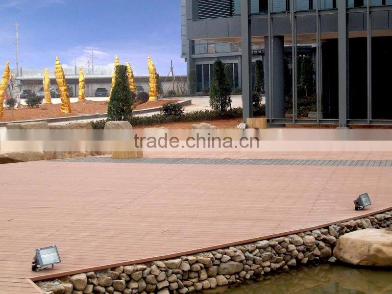 New WPC decking floor wood plastic composite materials for outdoor use