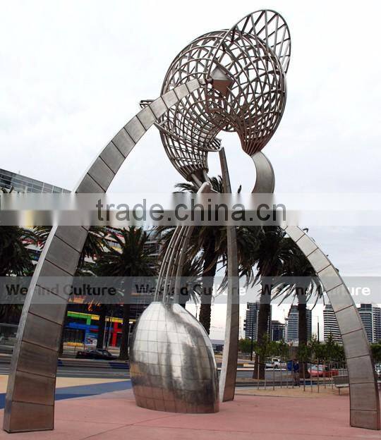 Abstract Metal Stainless Steel Art Sculpture for Park