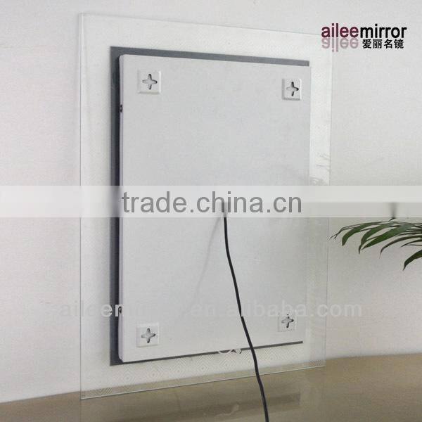 led clip light glass mirror interior or bathroom deocrative mirror