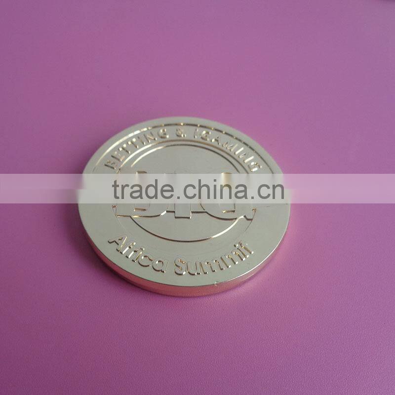 metal new Kenya Pamoja charity organization 18k gold coins custom