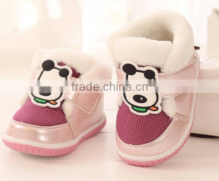 baby shoes soft and warm winter shoes dog kids winter shoes