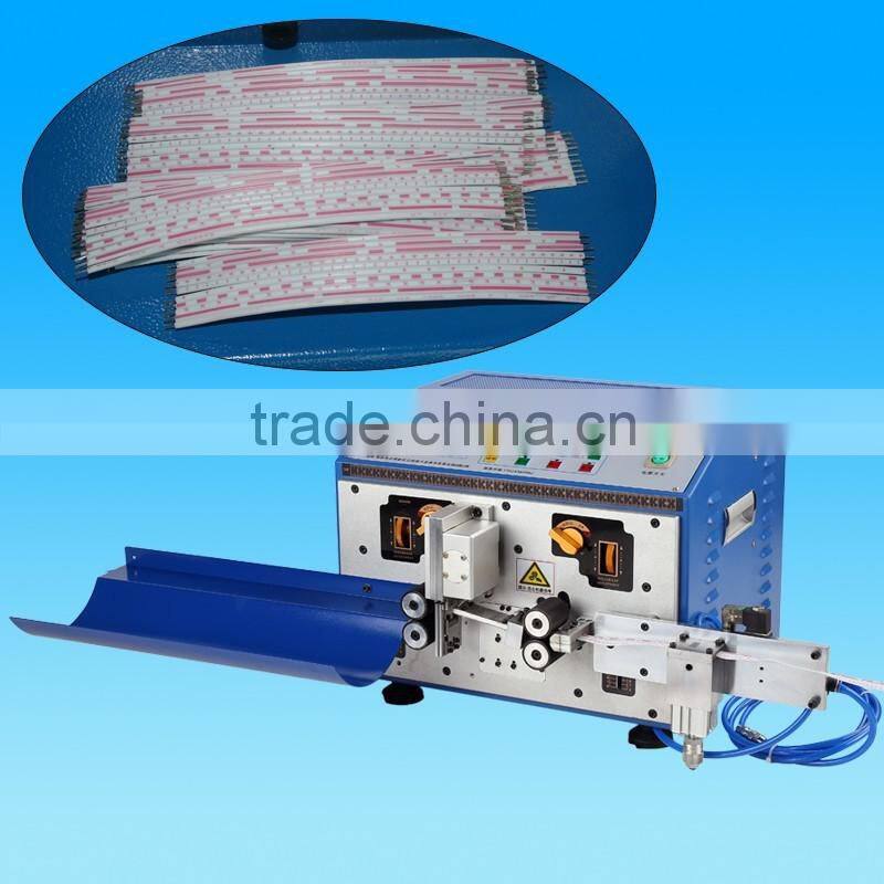 Computer cutting stripping sub-line machine