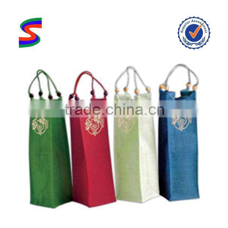 4 Bottle Wine Bags Linen Wine Bag
