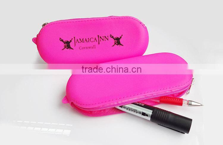 2015 Custom Silicone kids pencil case/Silicone pencil case for kids