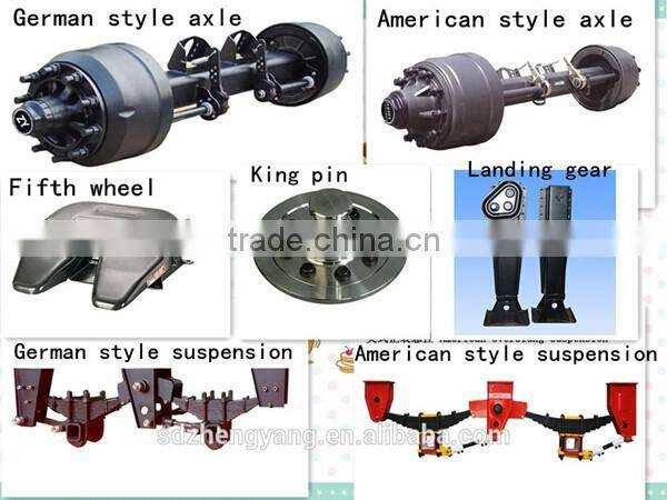 German type semi trailer suspension in South Africa