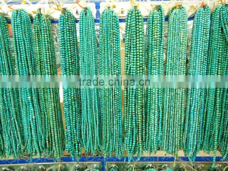 SB6569 Hot selling Synthetic Faceted Turquoise Bead Strands,Stone Bead strands