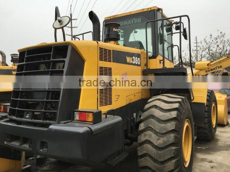 used Komatsu wa380 wheel loader, used wa380 komatsu wheel loader