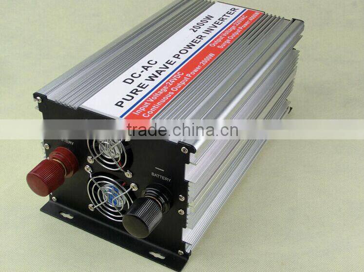 12v/24v/48v input 110v 48v modified sine wave power 2000w dc/ac inverter