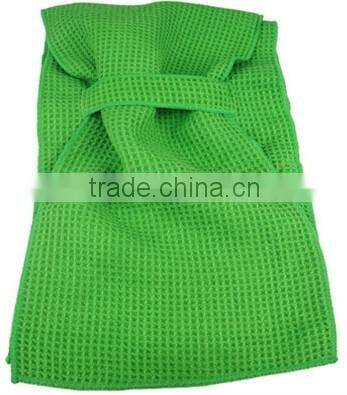 Microfiber sport sex towel manufacturer waffle pattern