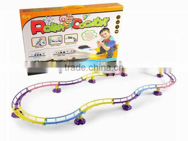 Novel track car railway track toys slot car wholesale