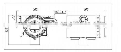 Hot sale anti-explosion two wire pH/ORP Online digital ph meter tester with best quality