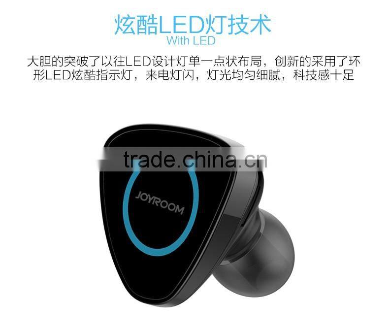 Joyroom 2 in 1 4.1 Bluetooth Earphone with 2.1A Quick Charging Car Charger for Universal Mobile Phone MT-5614