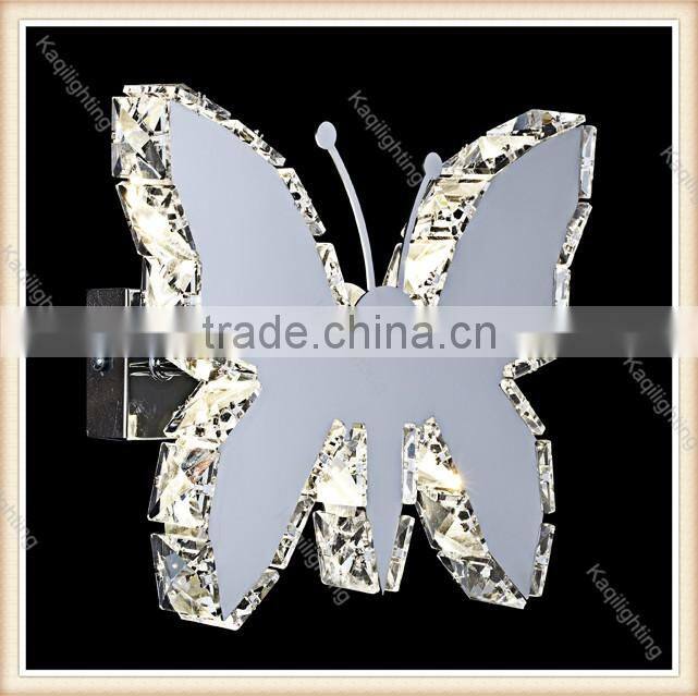 Modern K9 Crystal Wall Lamp Sconce Bedroom Stairs Aisle chandelier wall light fixture swan shape for Home Decor Luminaire