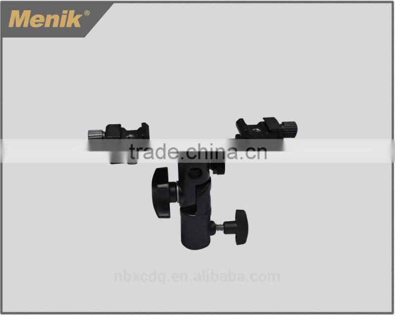 JM-72 two hotshoe cross stand,bracket for speedlite,Photography equipment