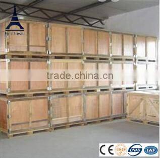 Galvanized steel transmission pole