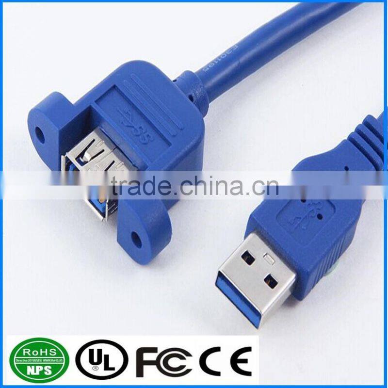 USB 3.0 AM To AF With Nut Extension Data Cable