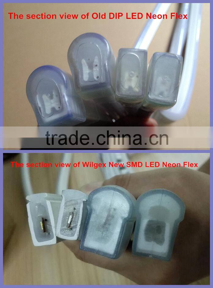 2 years warranty High Quality Blue Jacket LED Flexible blue light rope light
