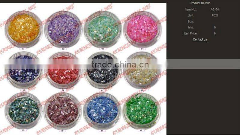 Professional Nail Art Decoration Crushed Sea Shell