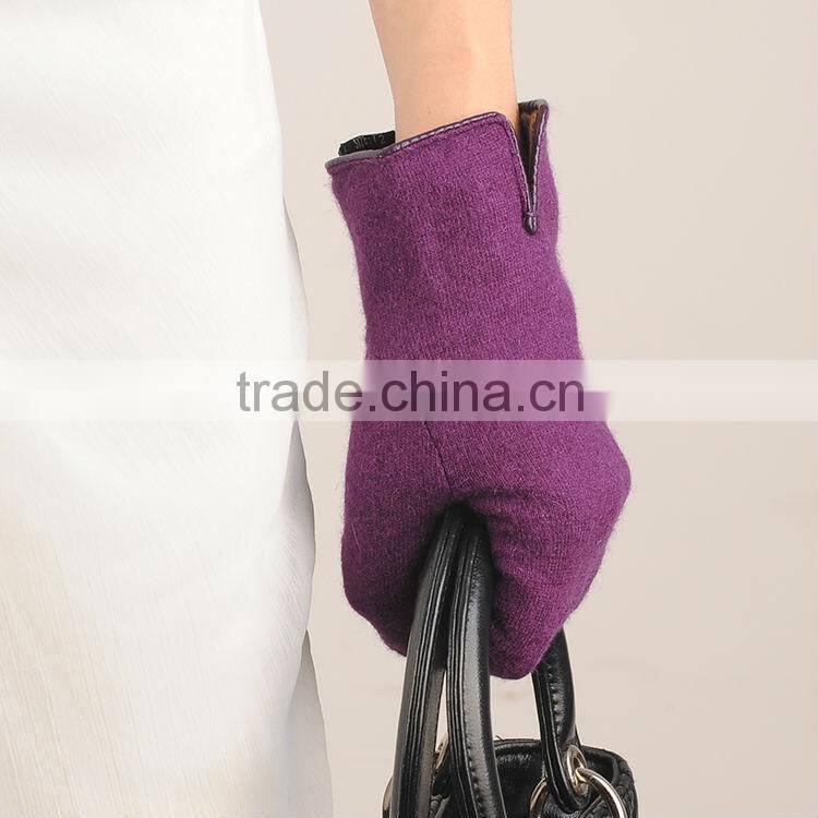 Weather Tight Stylish Girl Casual Wool Gloves In China