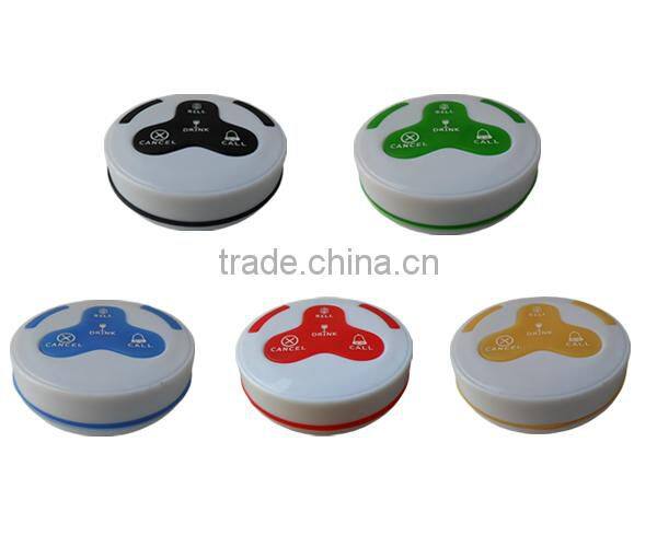 wireless ticket number systems with waiter smart watches for bar counter