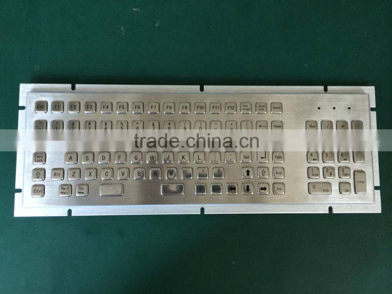 High quality telecommunication equipment metal keyboard