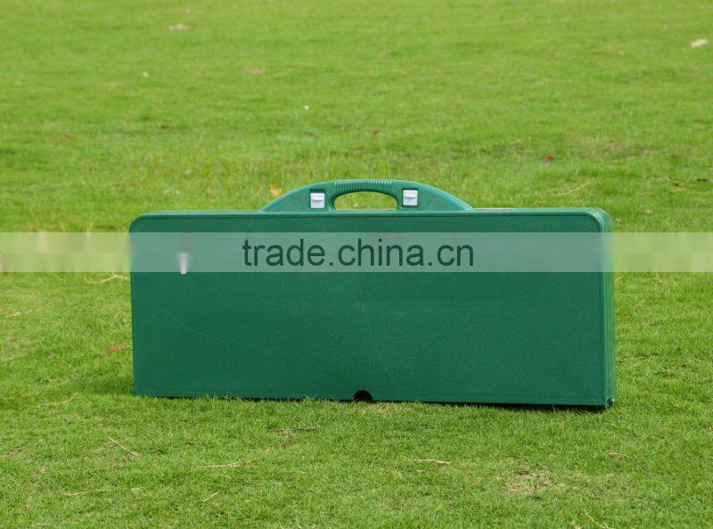 Camping plastic folding table outdoor plastic table