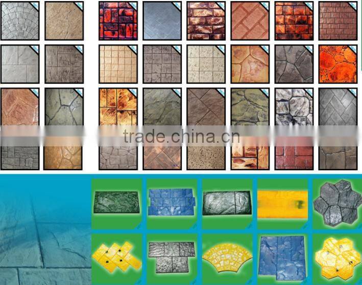 Stamping Rubber Pavement Mold paving block mold concrete pavement mould
