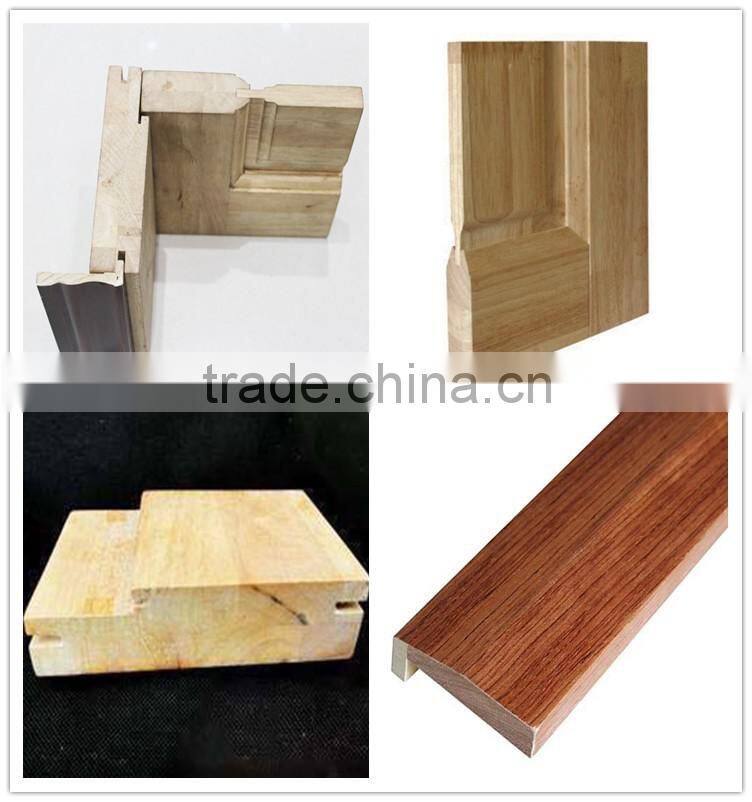 Exterior swing mahogany solid wood double leaf main entrance door