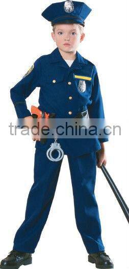 2015 cheap sexy police boy fancy costumes for kids CW-1131