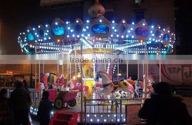 Most Popular Charming 3-16 Seats Amusement Park Rides Carousel for Sale