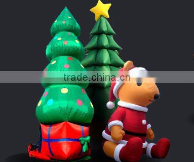 new year 2016 wholesale inflatable christmas trees white 7ft