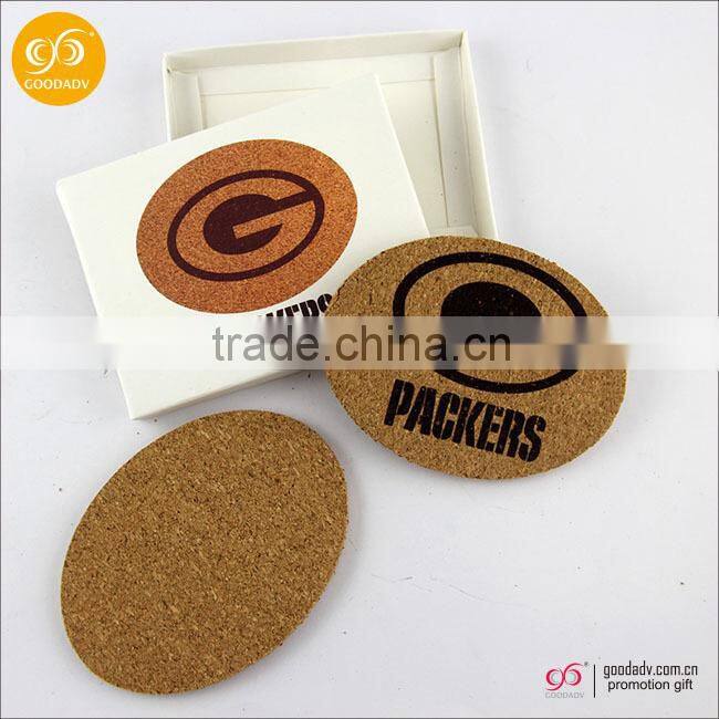 Beauty pattern promotion gifts MDF cork placemat